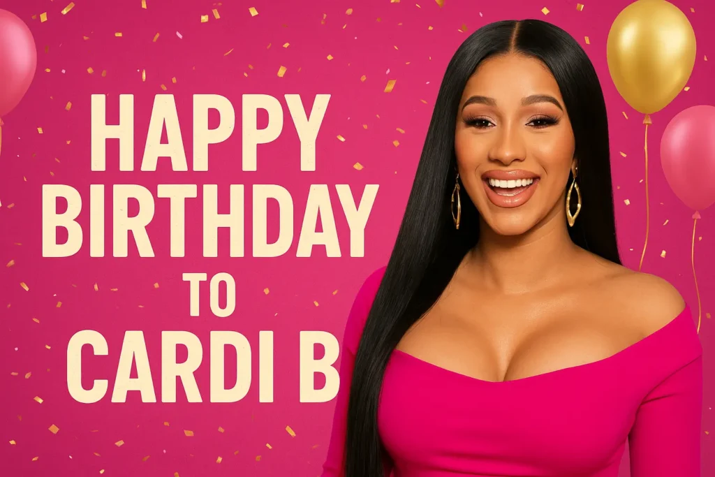 Birthday Wishes Messages for Cardi B