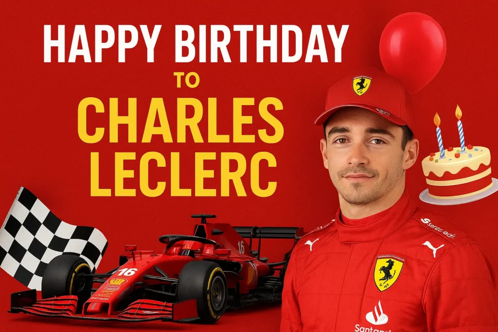 Birthday Wishes Messages for Charles Leclerc