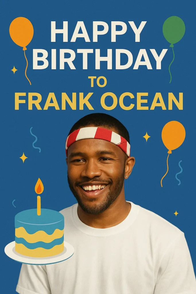 Birthday Wishes Messages for Frank Ocean