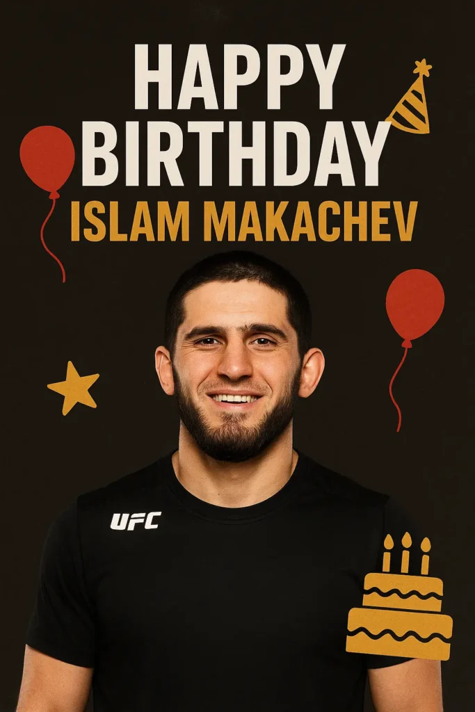 Birthday Wishes Messages for Islam Makhachev