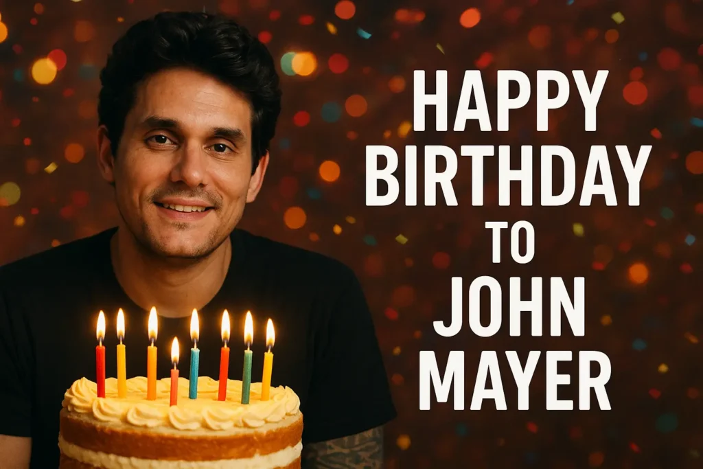 Birthday Wishes Messages for John Mayer