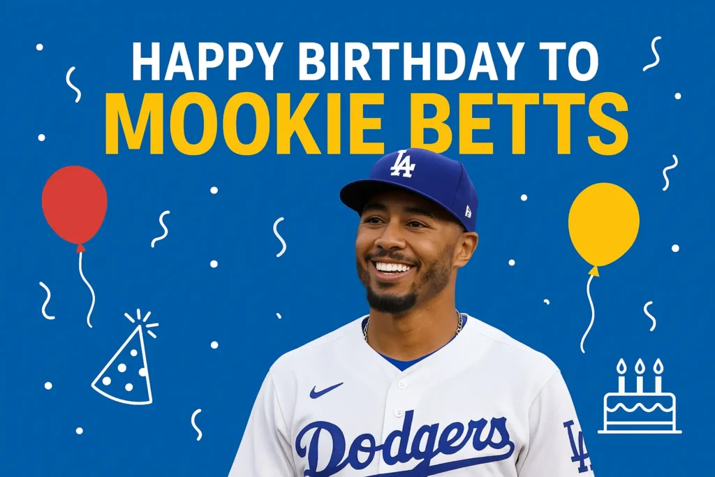 Birthday Wishes Messages for Mookie Betts