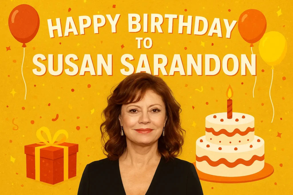 Birthday Wishes Messages for Susan Sarandon