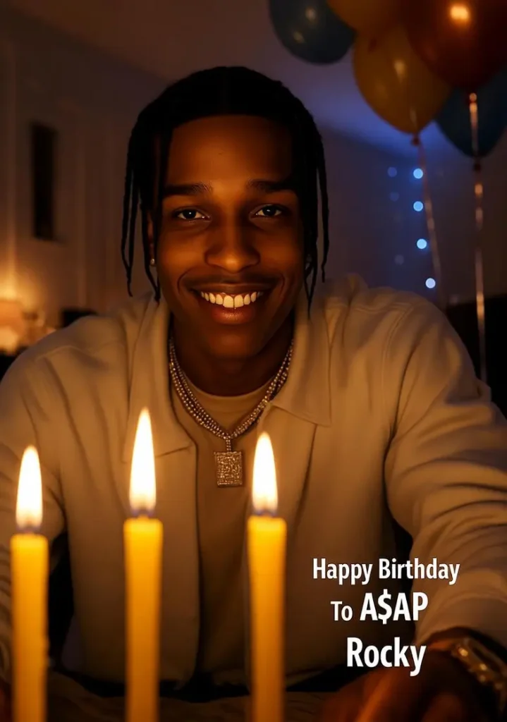 Birthday of ASAP Rocky