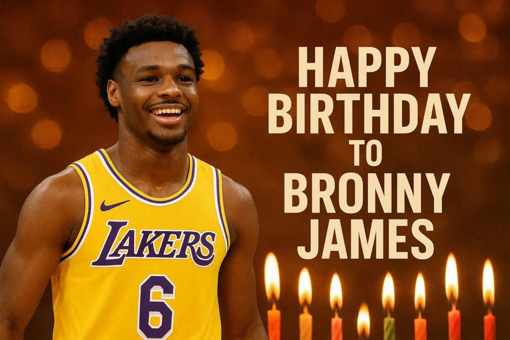 Birthday of Bronny James