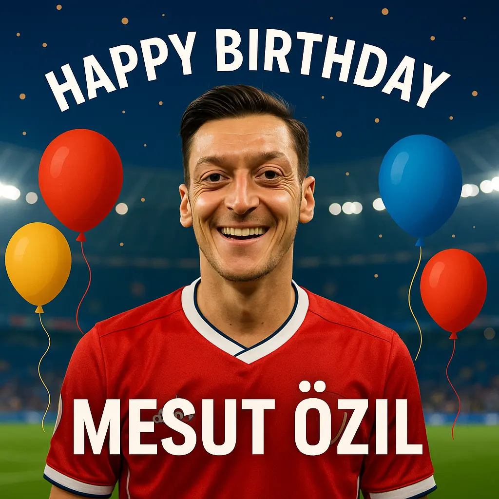 Birthday of Mesut Özil