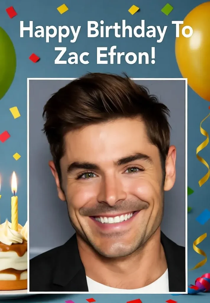 Birthday of Zac Efron