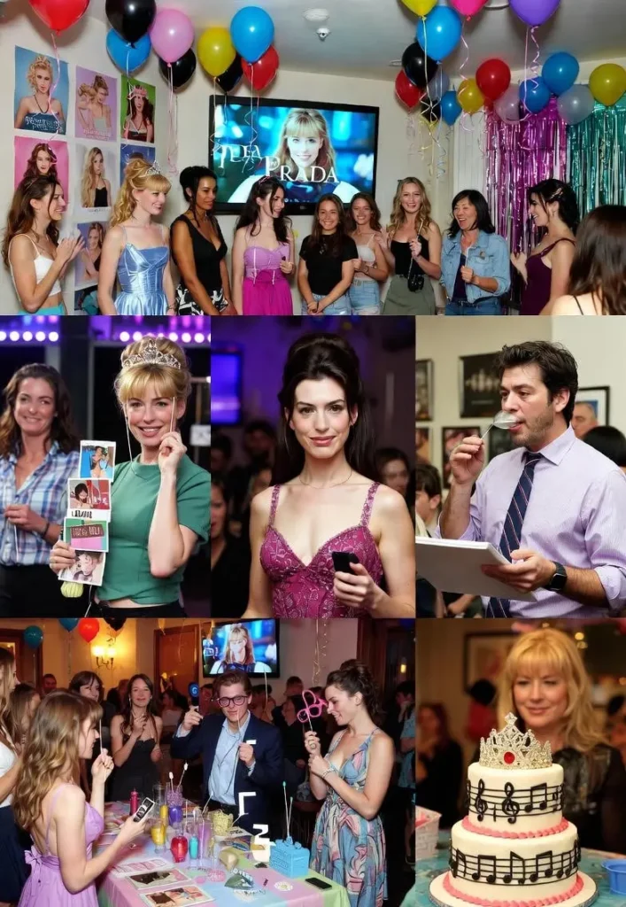 Arrange a Fan Party for Anne Hathaway