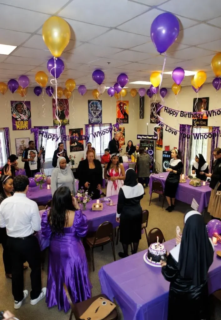 Arrange a Fan Party for Whoopi Goldberg