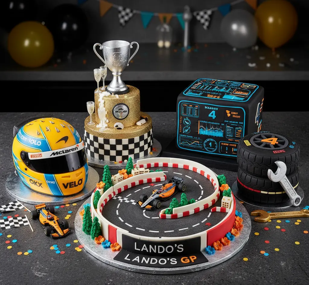 Birthday Cake Ideas for Lando Norris