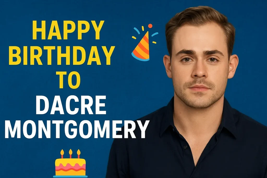 Birthday Wishes Messages for Dacre Montgomery