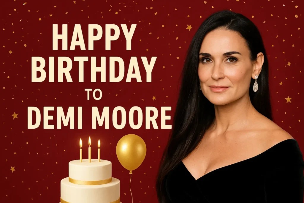 Birthday Wishes Messages for Demi Moore