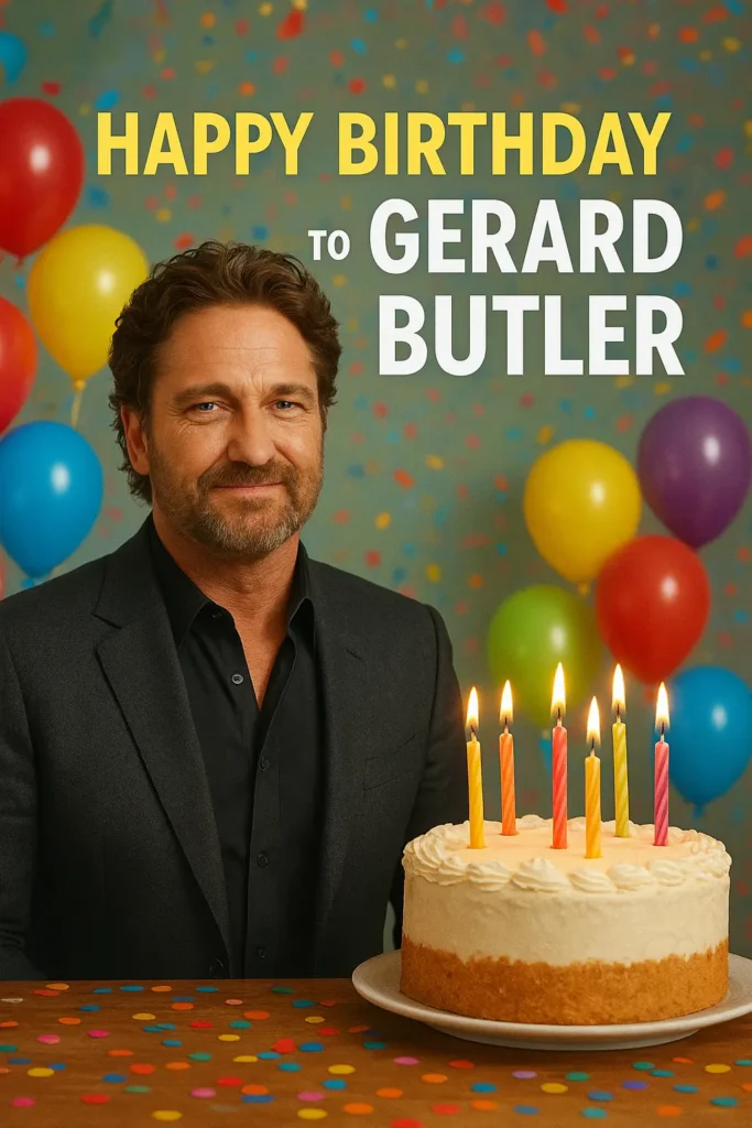 Birthday Wishes Messages for Gerard Butler