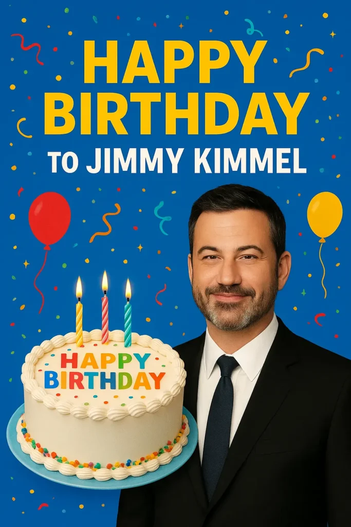 Birthday Wishes Messages for Jimmy Kimmel