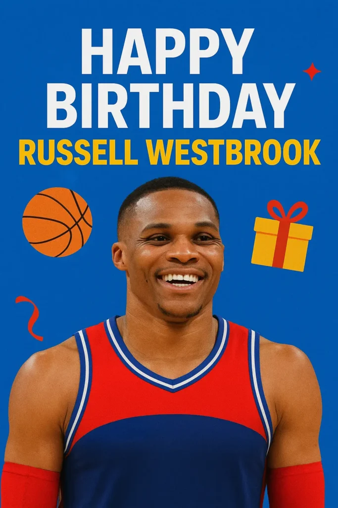 Birthday Wishes Messages for Russell Westbrook
