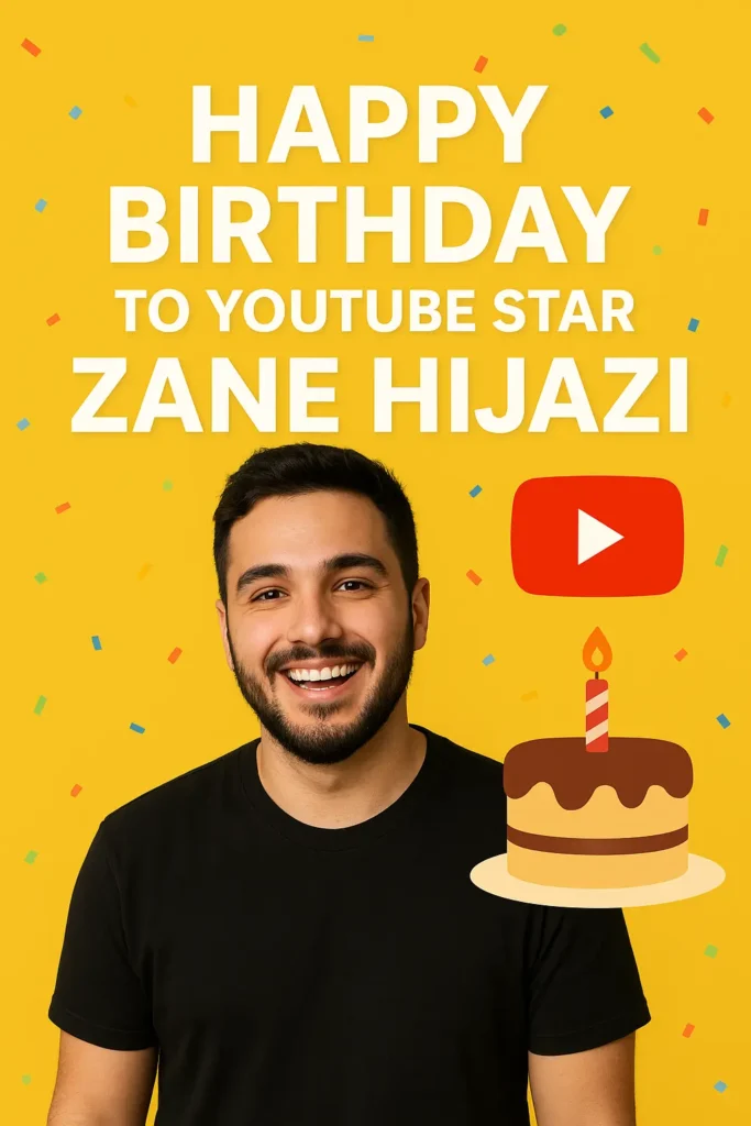 Birthday Wishes Messages for Zane Hijazi