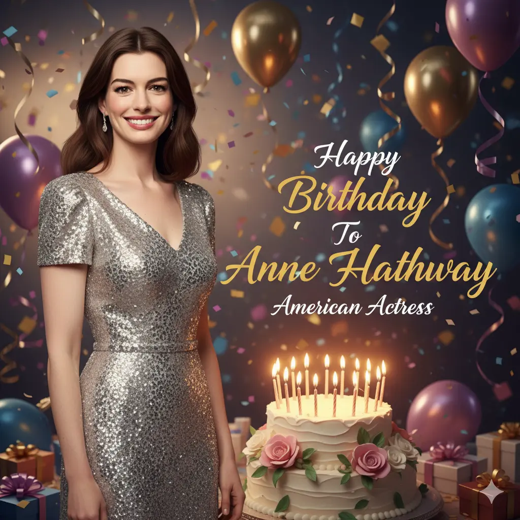 Birthday of Anne Hathaway