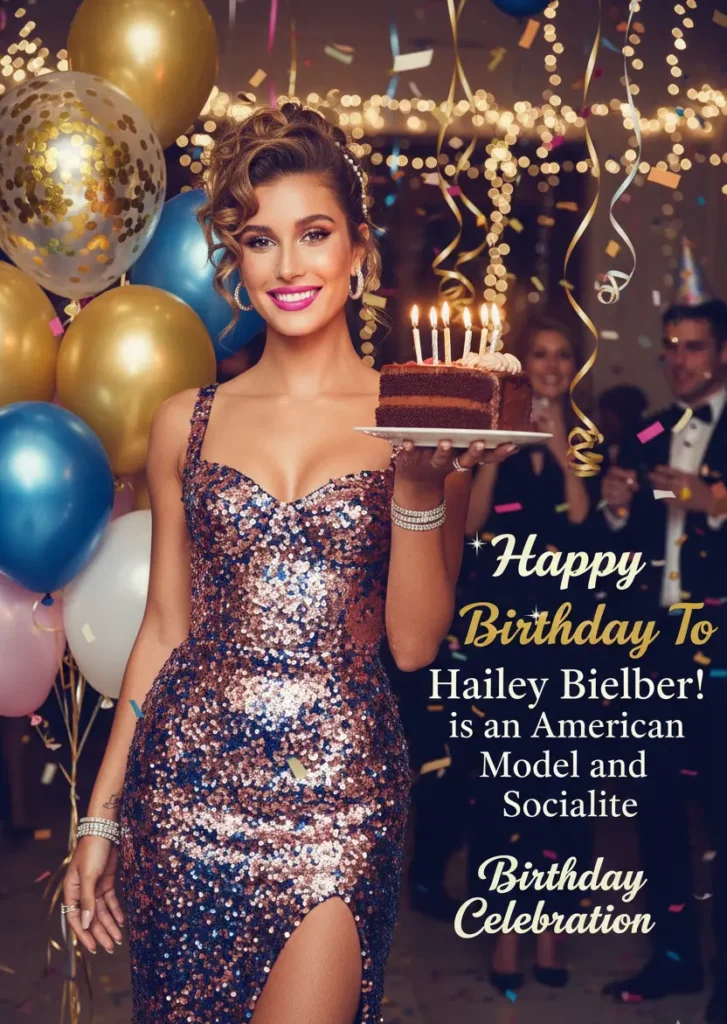 Birthday of Hailey Bieber