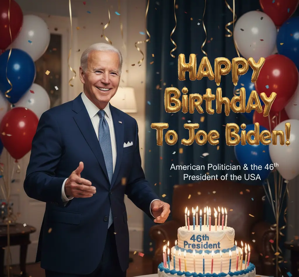 Birthday of Joe Biden