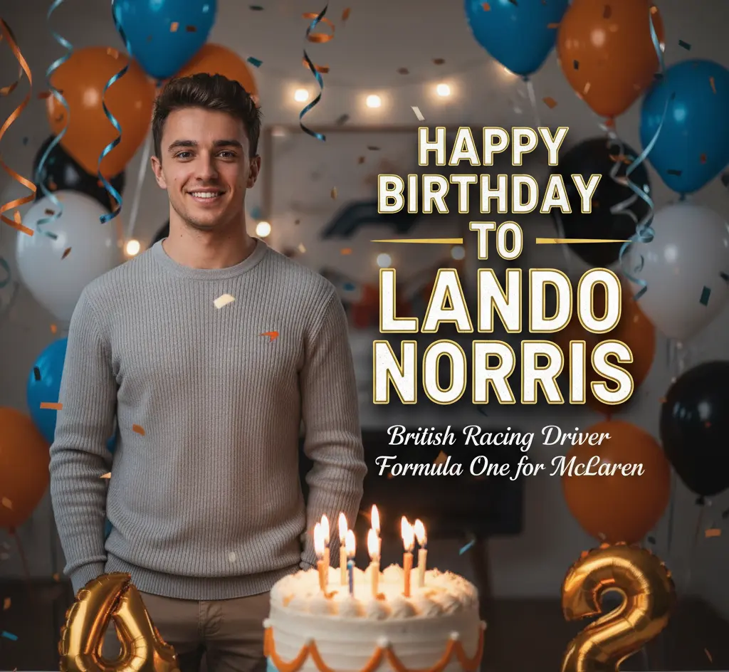 Birthday of Lando Norris