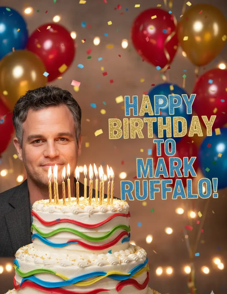Birthday of Mark Ruffalo