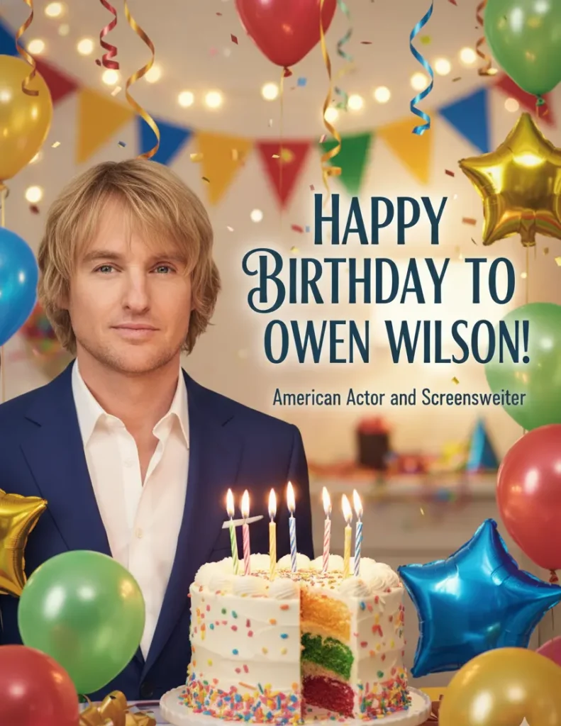 Birthday of Owen Wilson