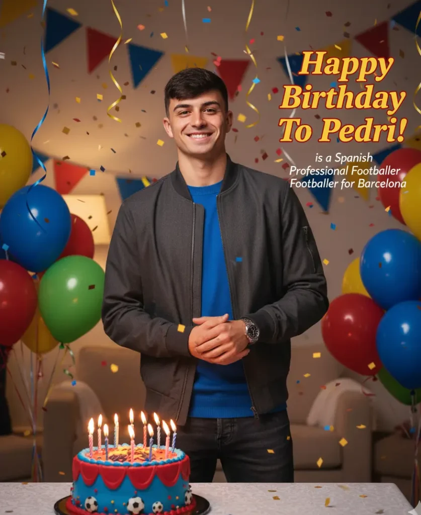 Birthday of Pedri