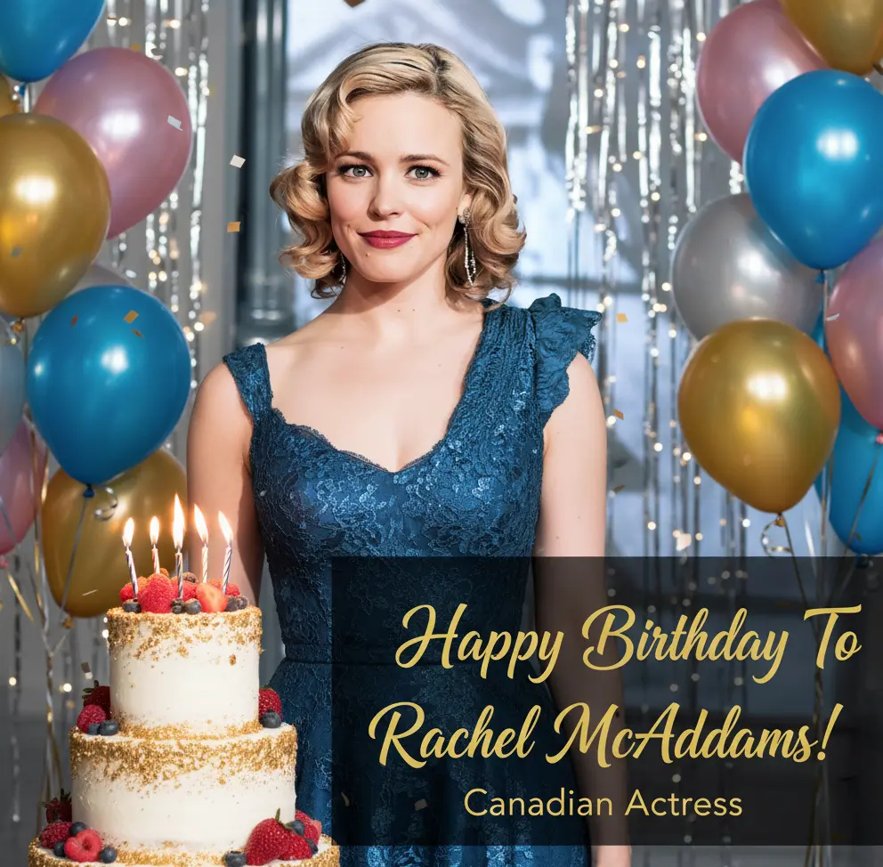 Birthday of Rachel McAdams