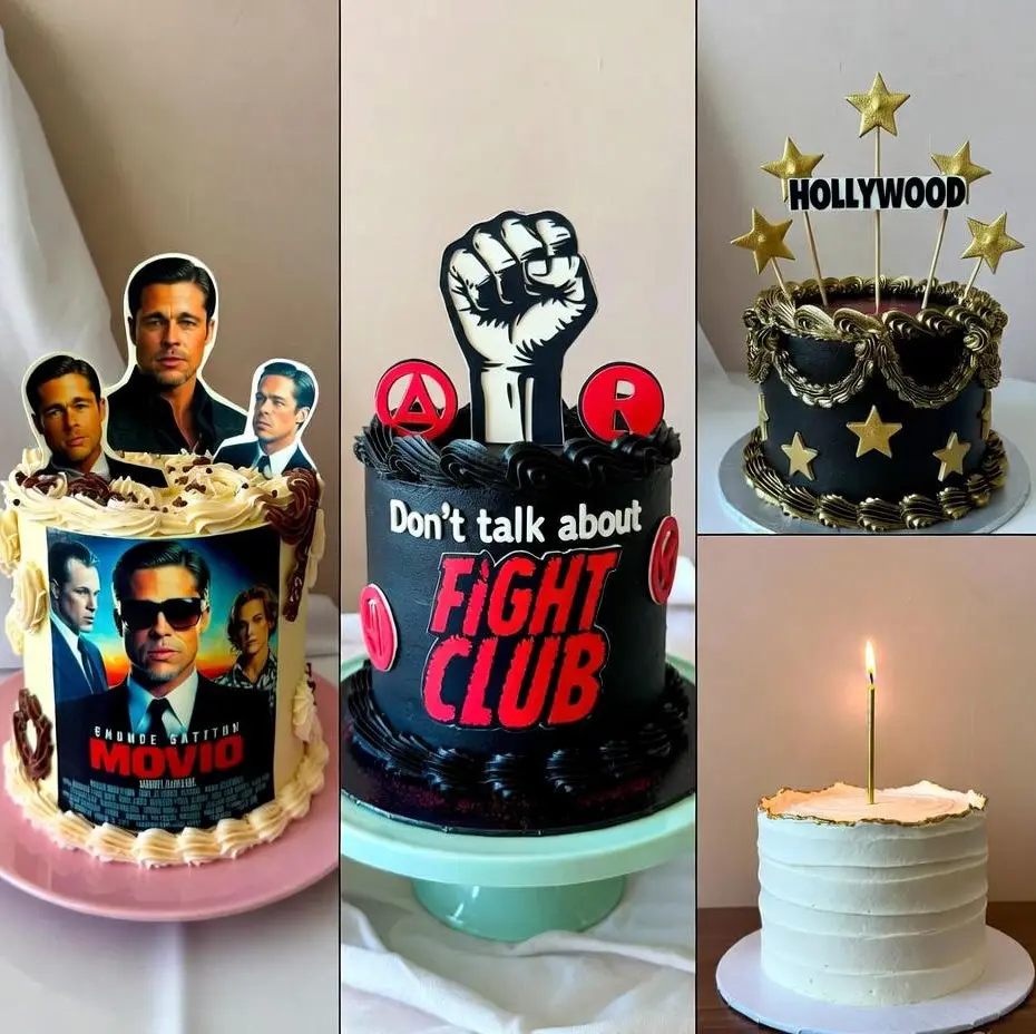 Birthday Cake Ideas for Brad Pitt