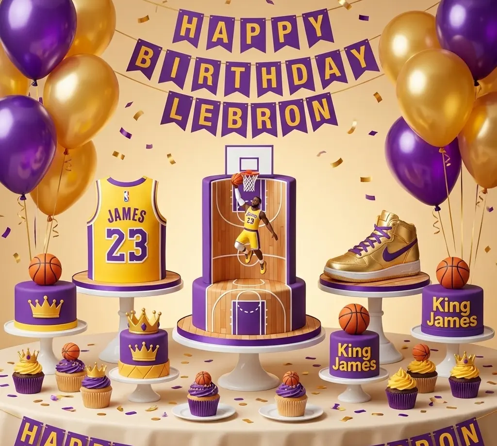 Birthday Cake Ideas for LeBron James