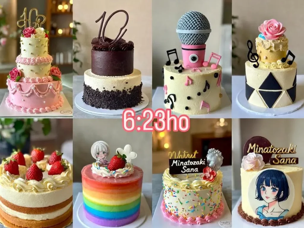 Birthday Cake Ideas for Minatozaki Sana