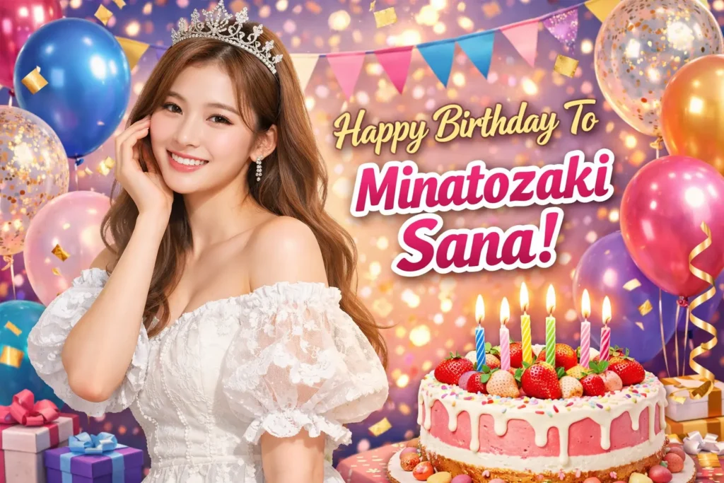Birthday Wishes Messages for Minatozaki Sana