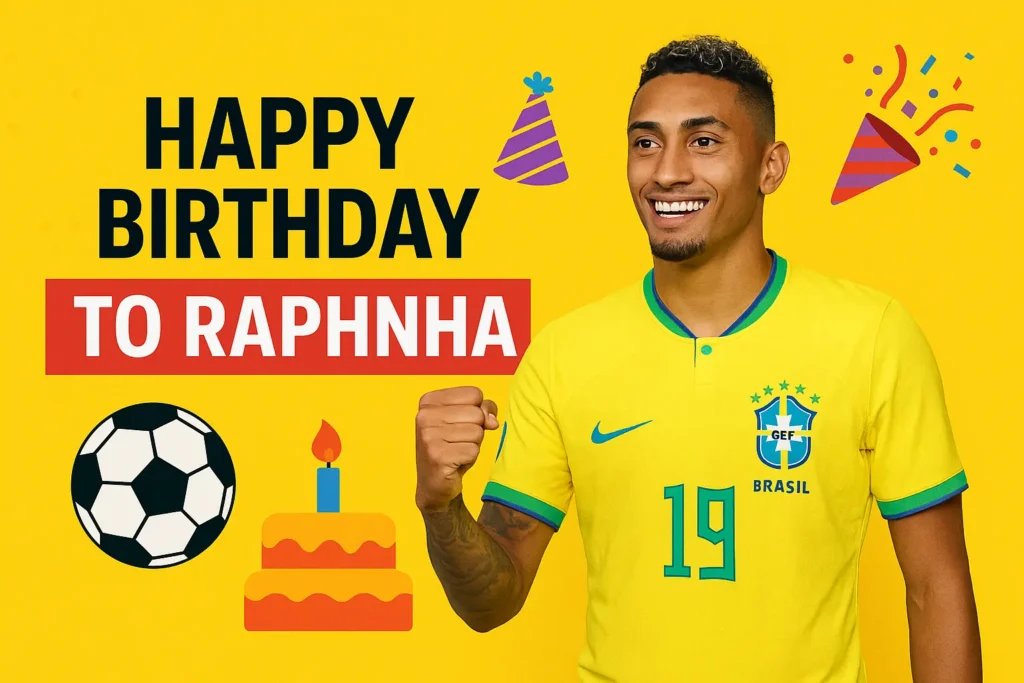 Birthday Wishes Messages for Raphinha