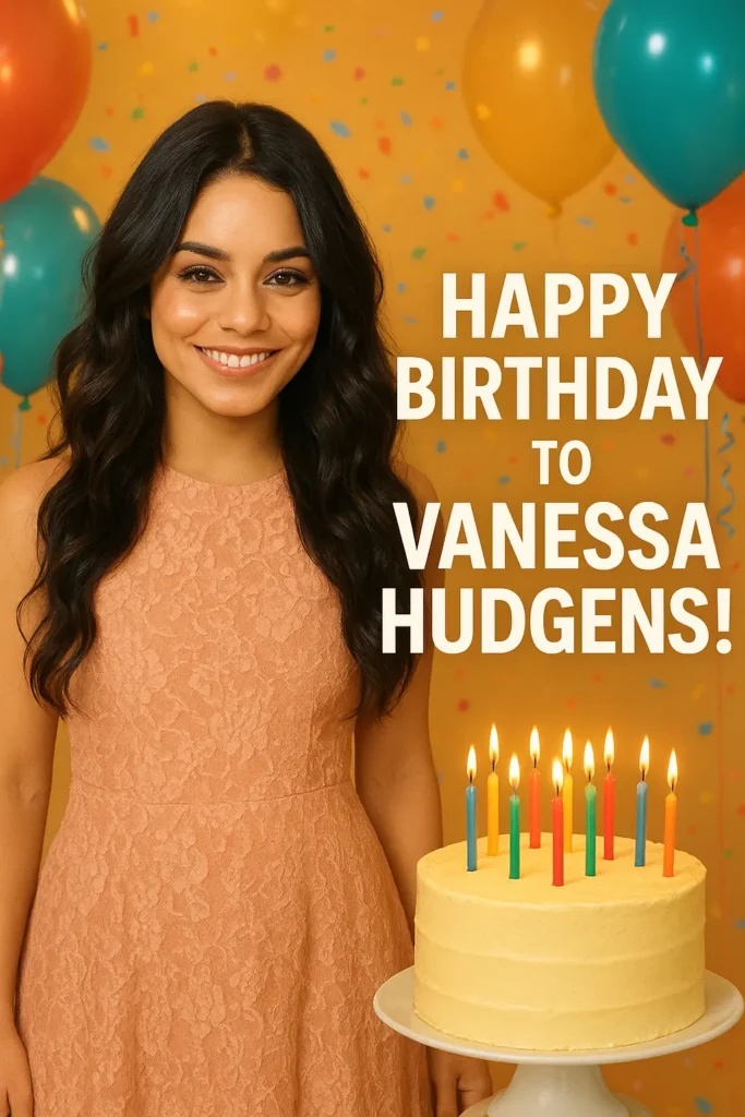 Birthday Wishes Messages for Vanessa Hudgens