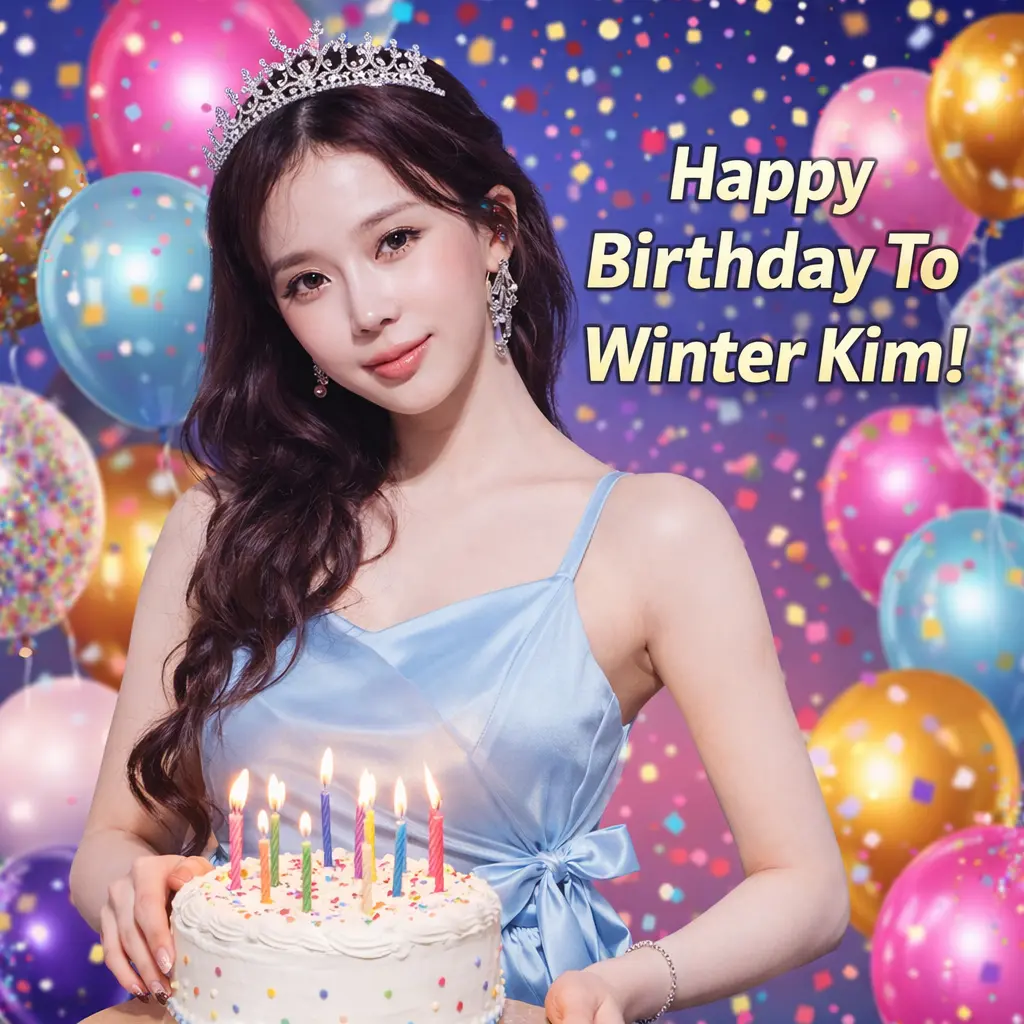 Birthday Wishes Messages for Winter Kim