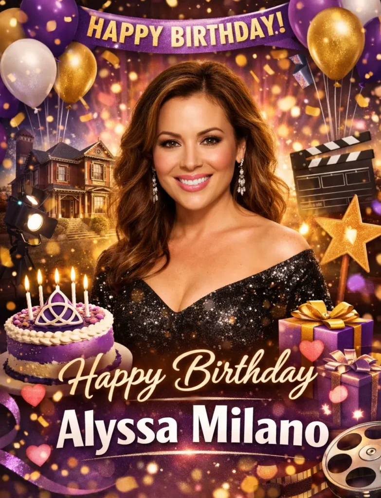 Birthday of Alyssa Milano
