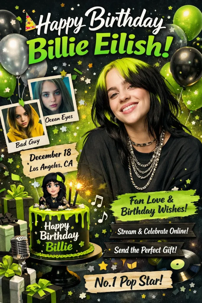 Birthday of Billie Eilish
