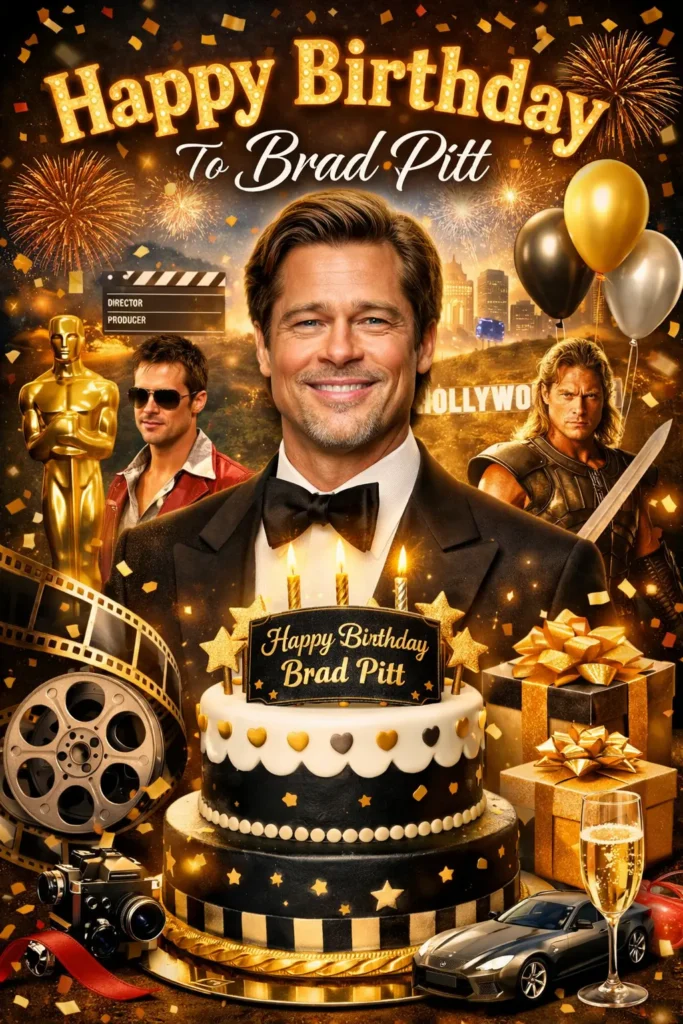 Birthday of Brad Pitt
