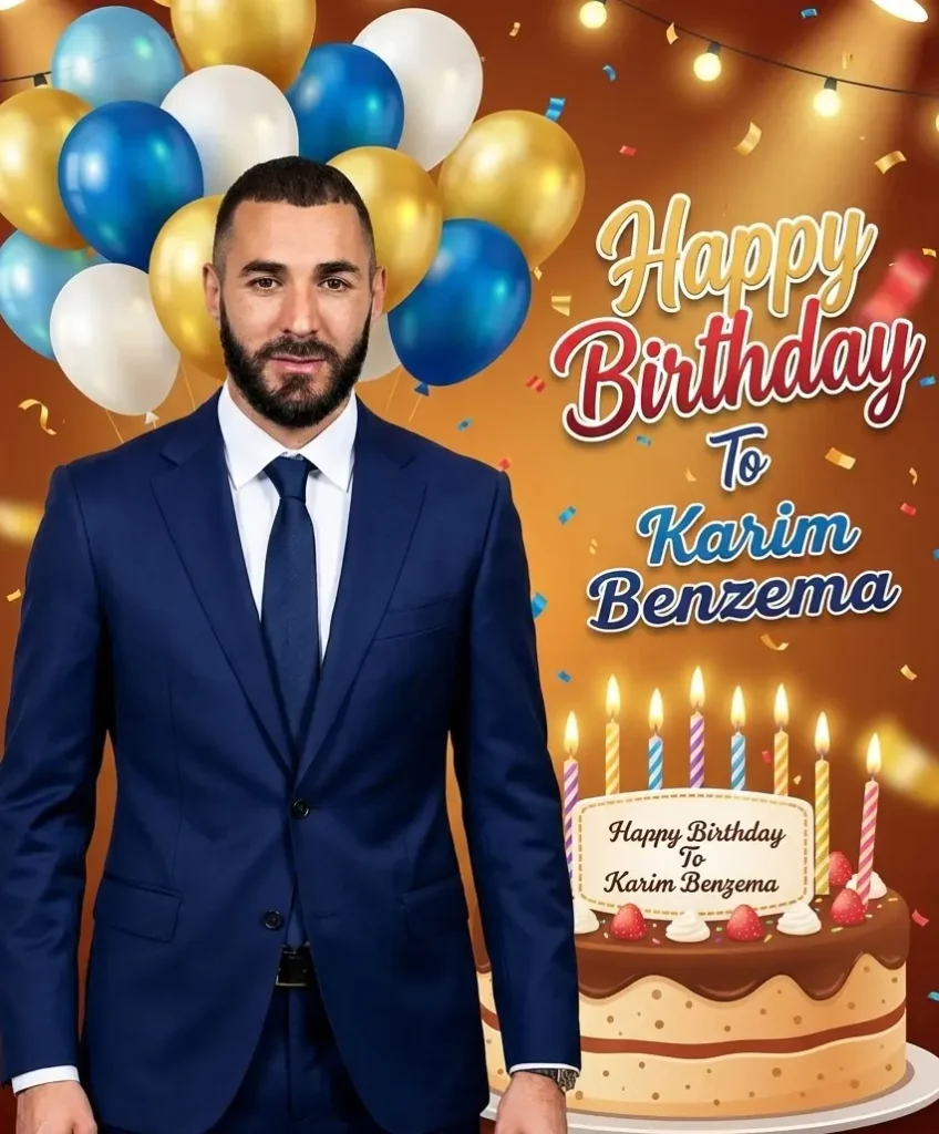 Birthday of Karim Benzema