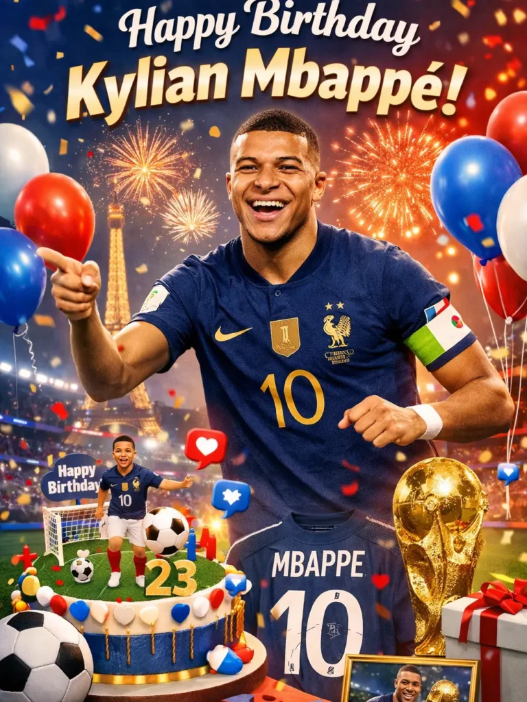 Birthday of Kylian Mbappé