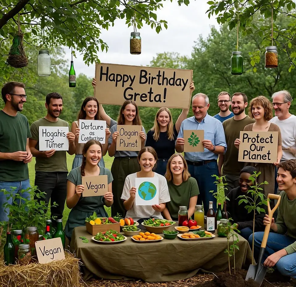 Arrange a Fan Party for Greta Thunberg