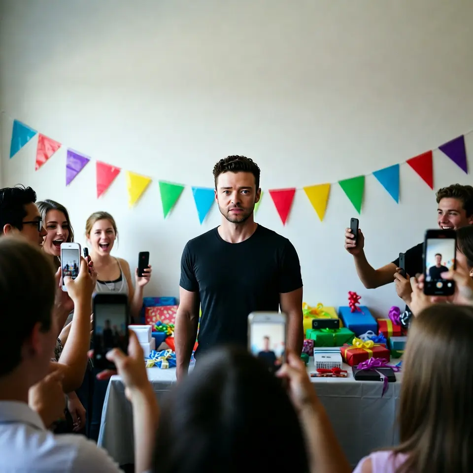Arrange a Fan Party for Justin Timberlake
