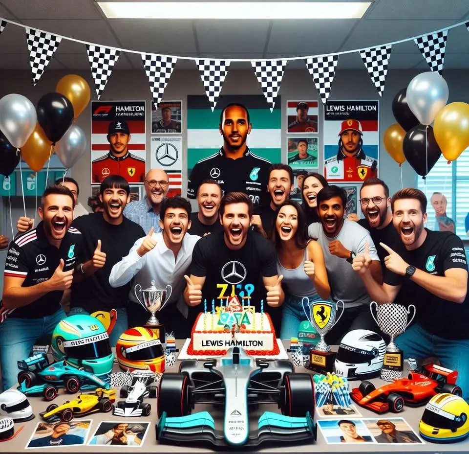 Arrange a Fan Party for Lewis Hamilton