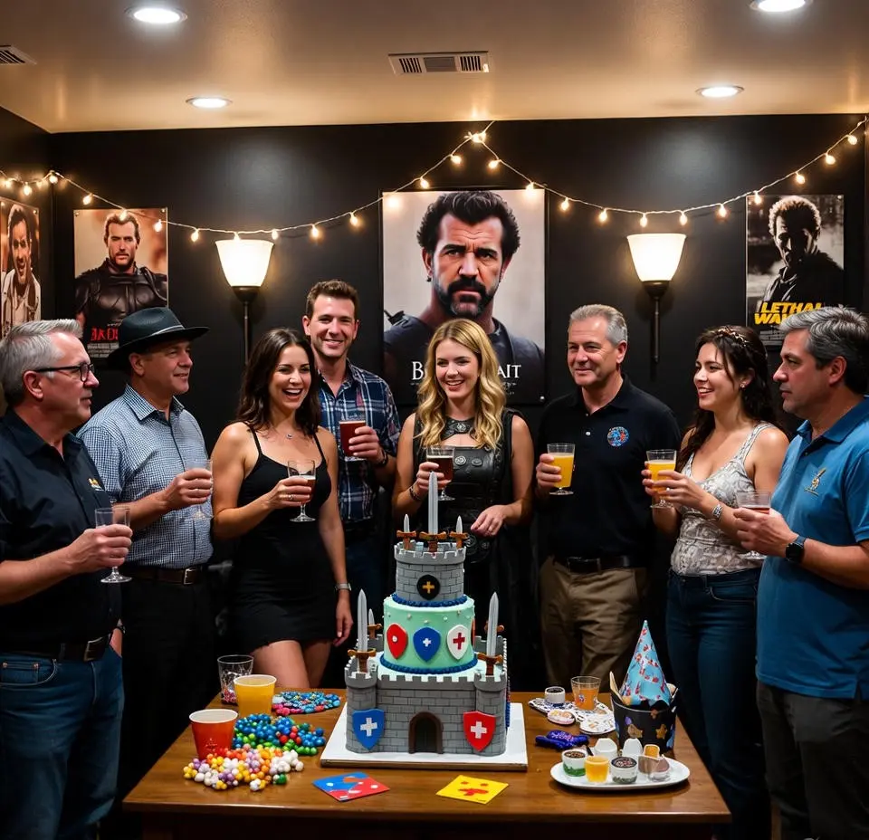 Arrange a Fan Party for Mel Gibson