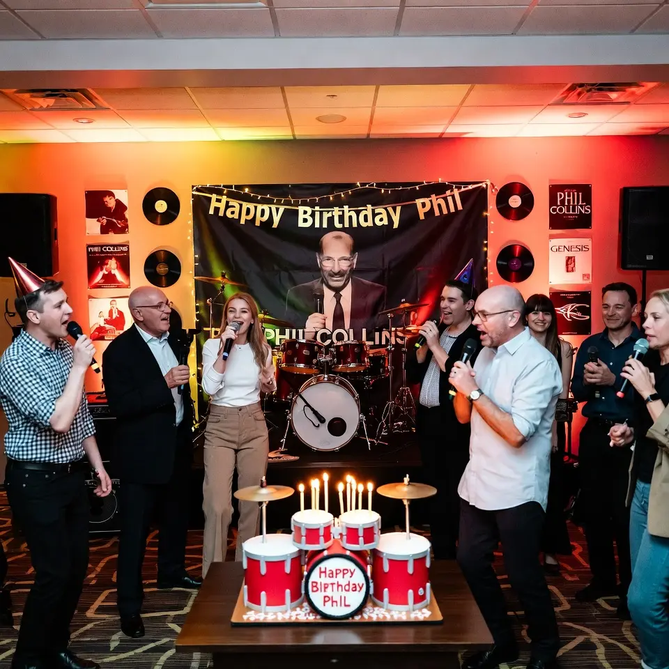Arrange a Fan Party for Phil Collins