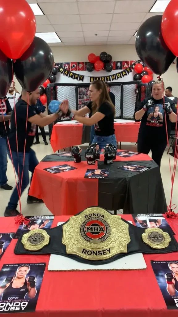 Arrange a Fan Party for Ronda Rousey