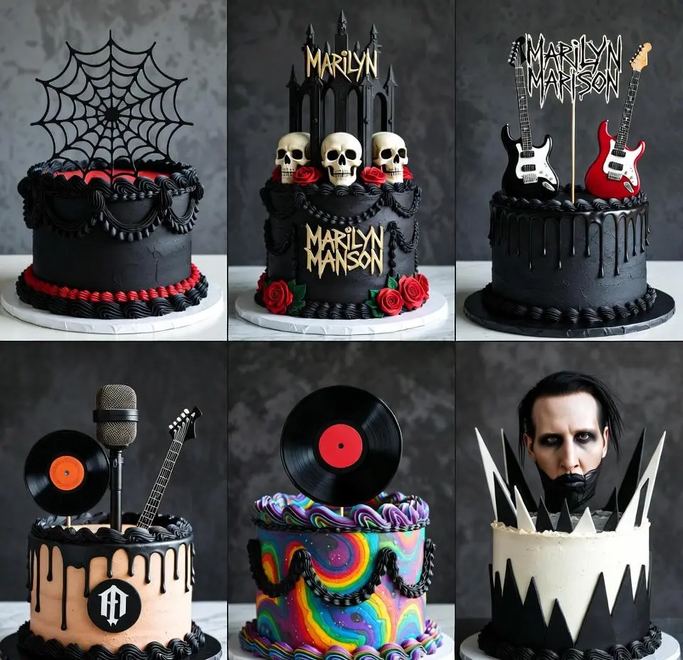 Birthday Cake Ideas for Marilyn Manson
