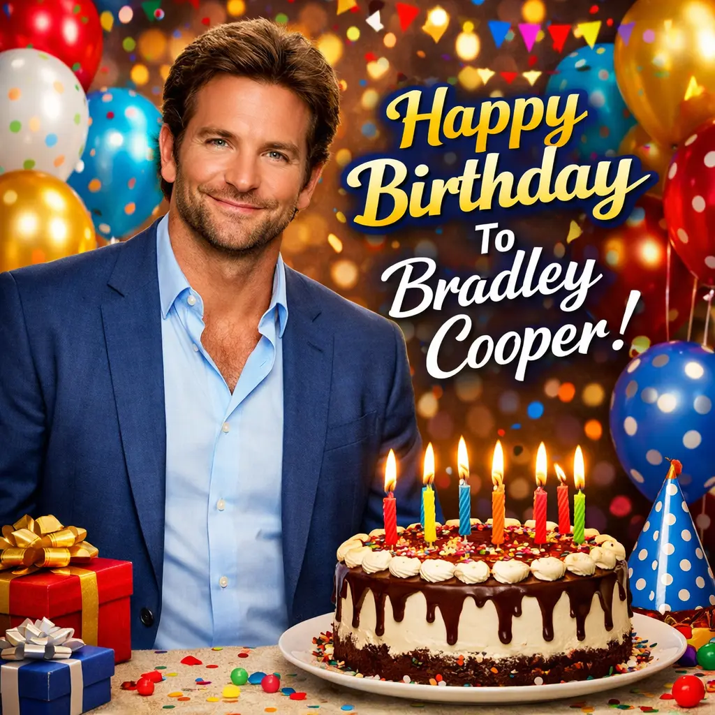 Birthday Wishes Messages for Bradley Cooper
