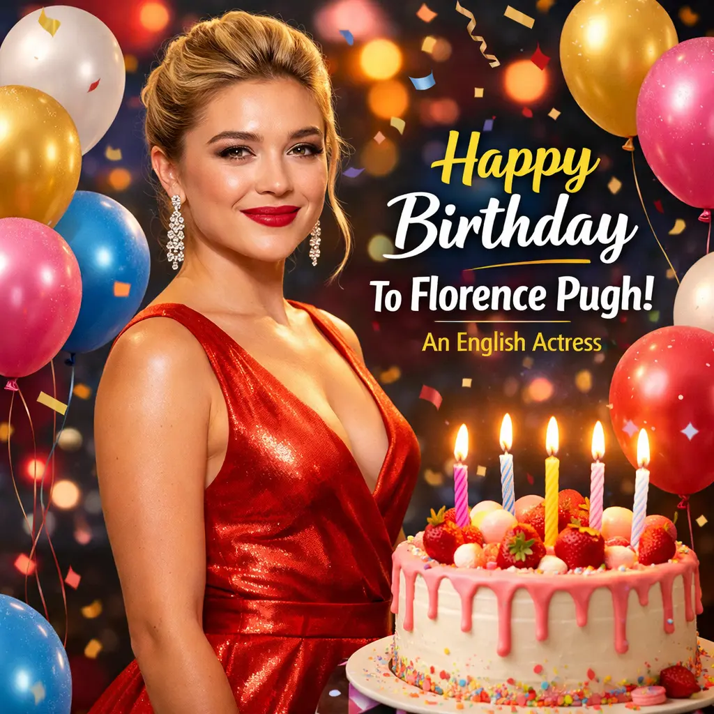 Birthday Wishes Messages for Florence Pugh