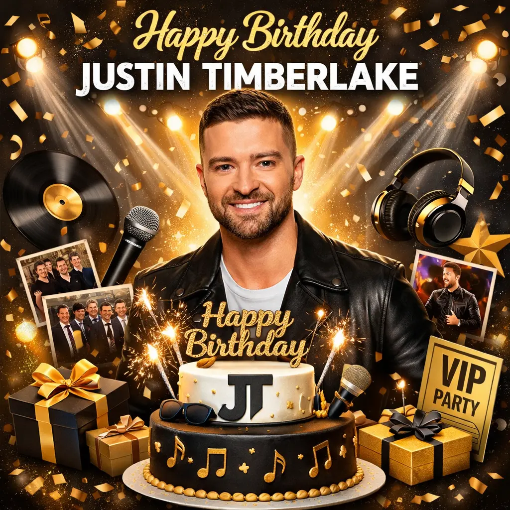 Birthday Wishes Messages for Justin Timberlake